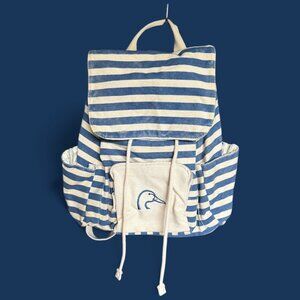 Ducks Unlimited Striped Canvas Backpack